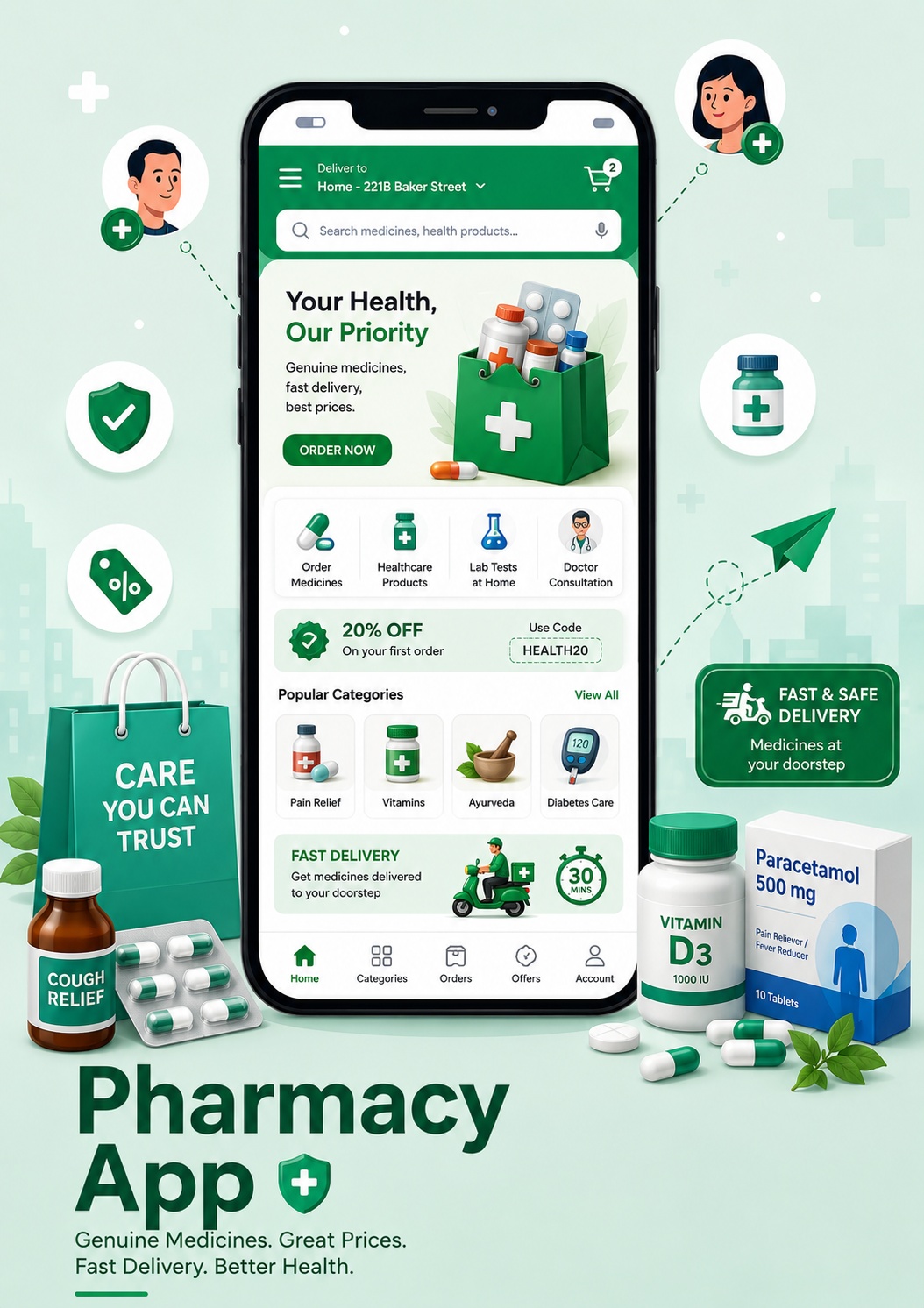 Online Pharmacy Mobile App Development